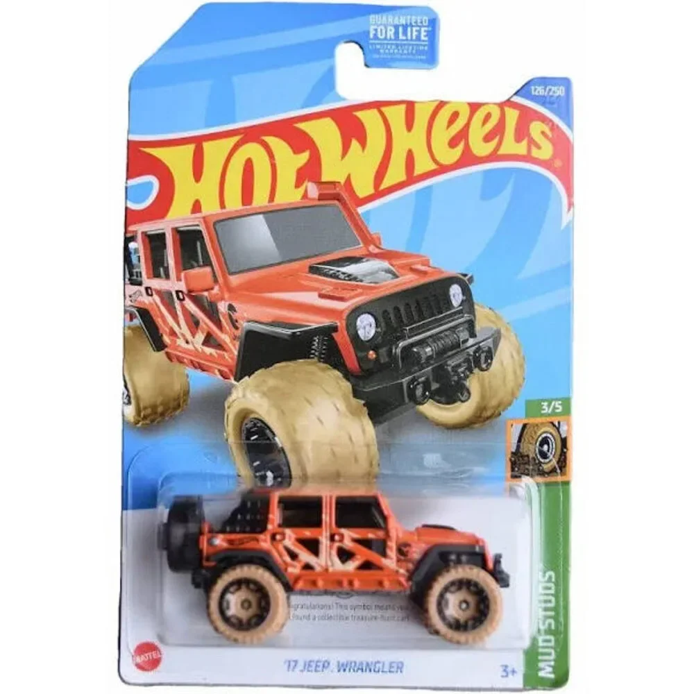Hot Wheels Treasure Hunt '17 Jeep Wrangler Mud Studs 3/5 126/250
